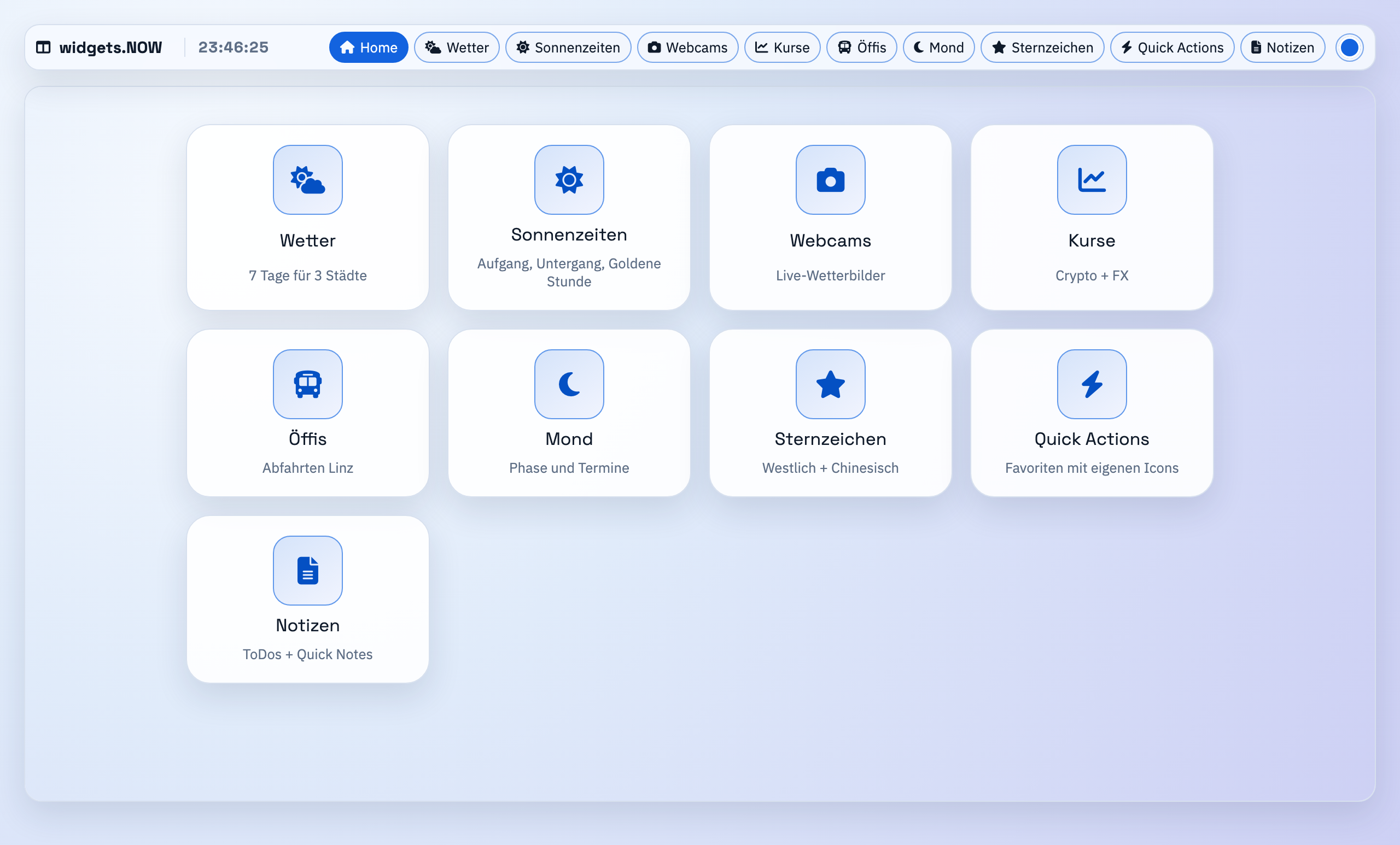 widgets.NOW Dashboard